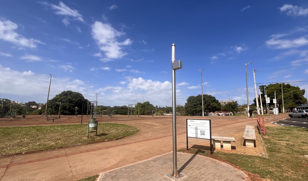 Solmáforo é instalado no Parque dos Lagos de Barretos e leva alerta em tempo real sobre radiação UV